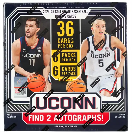2024/25 Panini UConn Collegiate Basketball Hobby Box