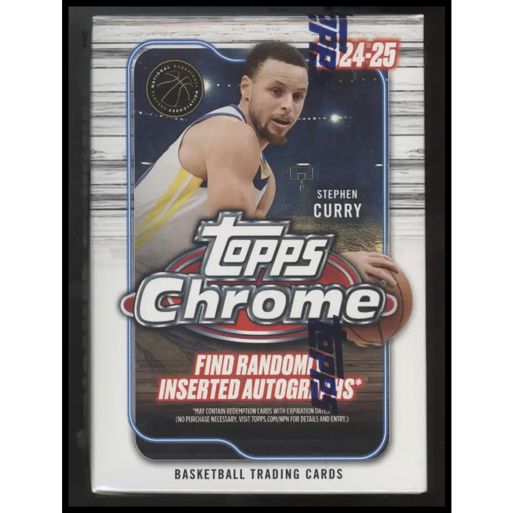 2024/25 Topps Chrome Basketball 8-Pack Blaster Box