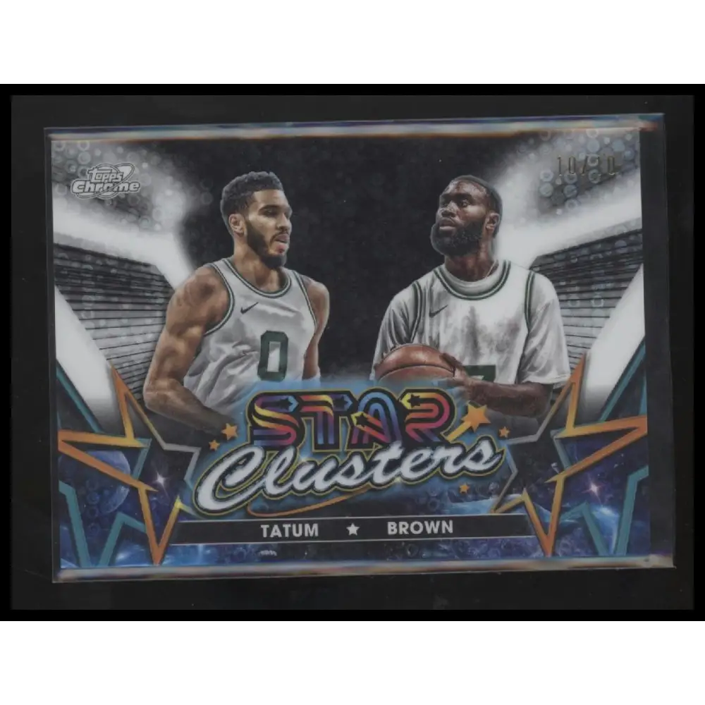 2024-25 Topps Chrome Jaylen Brown and Jayson Tatum #10/10