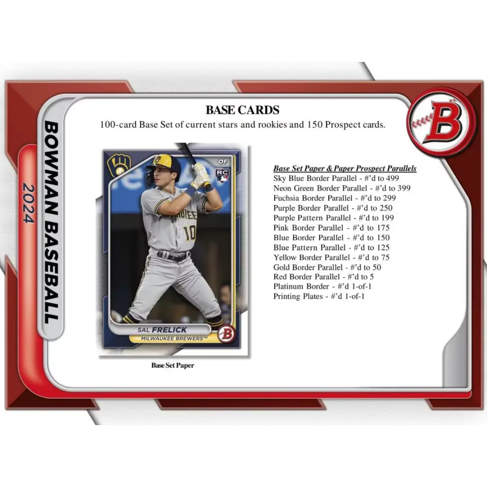 2024 Bowman Baseball Hobby Jumbo Box