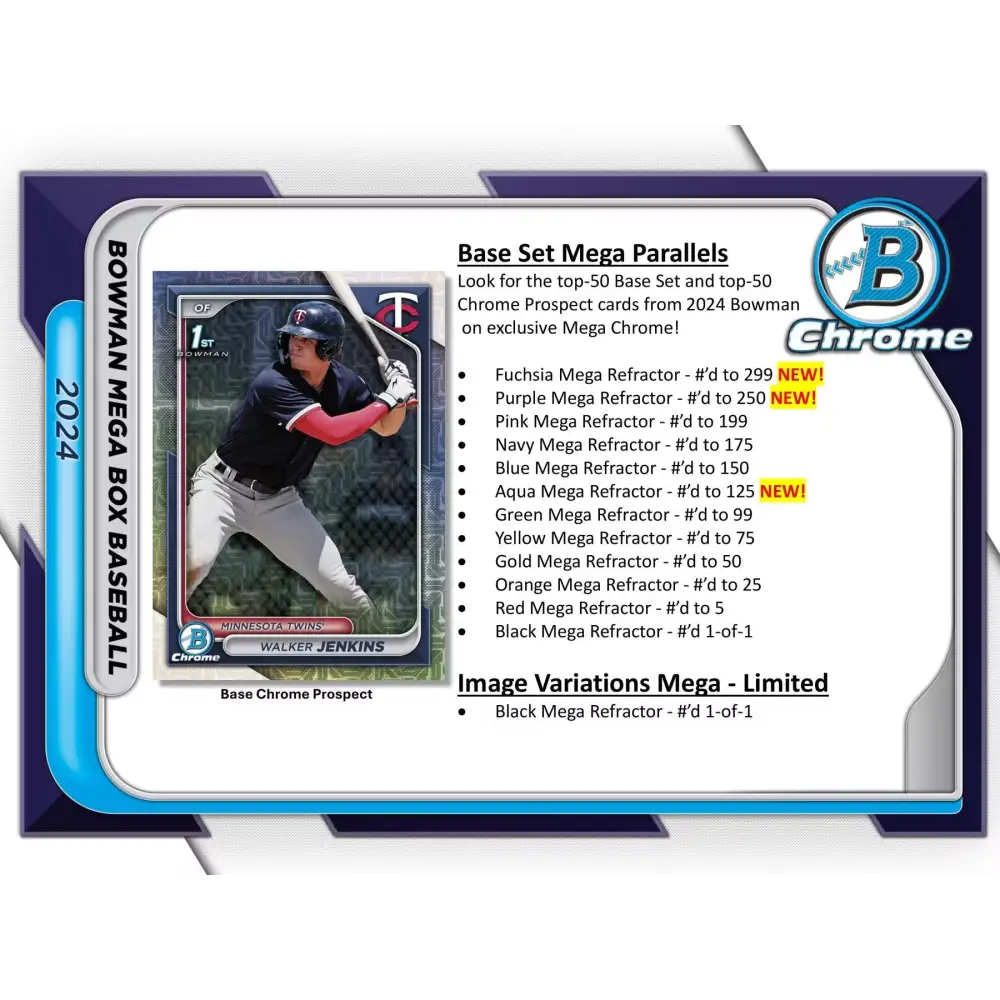 2024 Bowman Baseball Mega Box