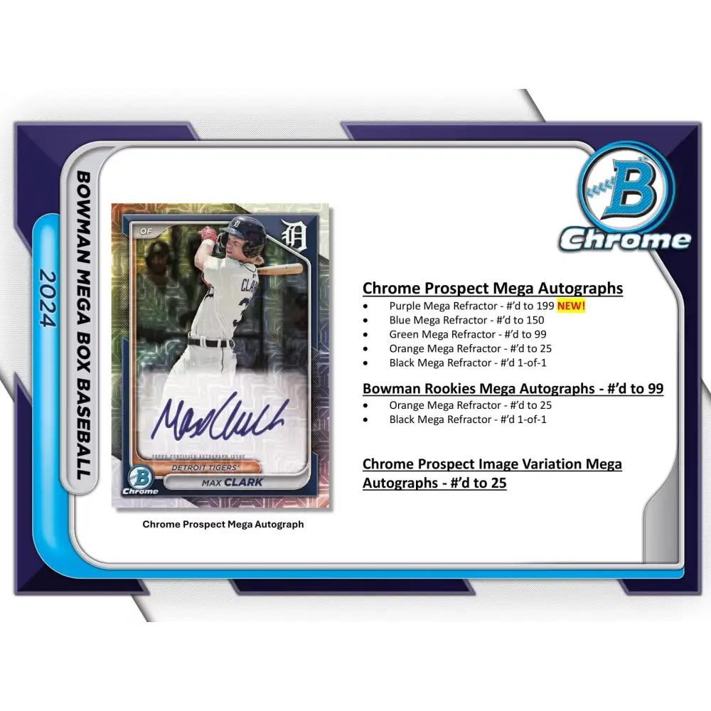 2024 Bowman Baseball Mega Box