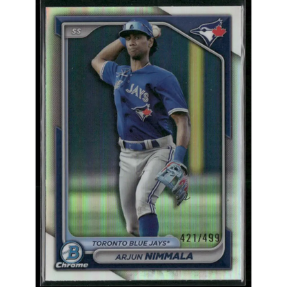 2024 Bowman Chrome #BCP-199 Arjun Nimmala Prospects Refractors #/499