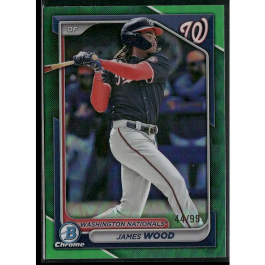 2024 Bowman Chrome #BCP-216 James Wood Prospects Green Refractors #/99