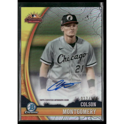 2024 Bowman Chrome Colson Montgomery 2023 AFL Fall Stars Autos #/150