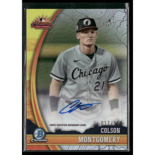 2024 Bowman Chrome Colson Montgomery 2023 AFL Fall Stars Autos #/150