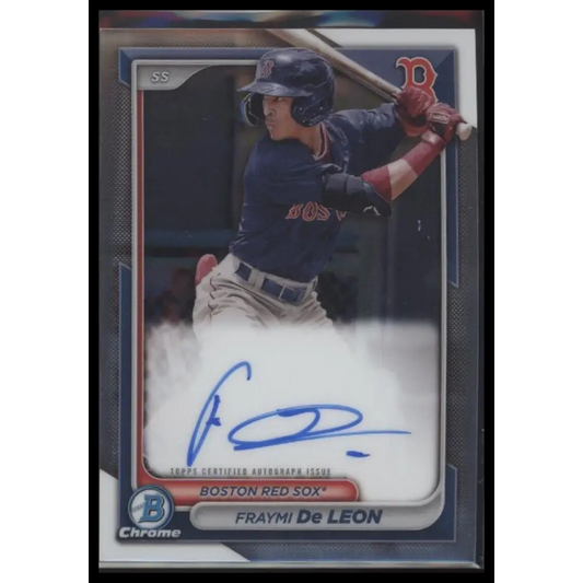 2024 Bowman Chrome #CPA-FD Fraymi De Leon Prospects Autographs