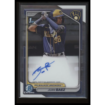2024 Bowman Chrome #CPA-JBA Juan Baez Prospects Autographs