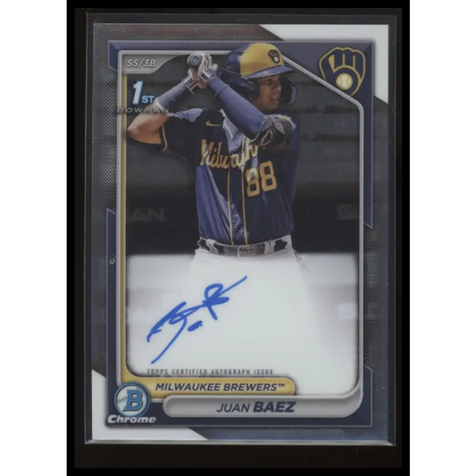 2024 Bowman Chrome #CPA-JBA Juan Baez Prospects Autographs