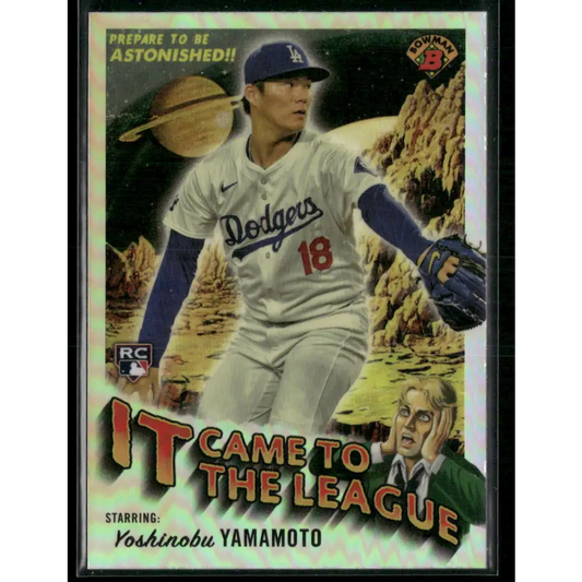 2024 Bowman Chrome #IT-6 Yoshinobu Yamamoto It Came to the League