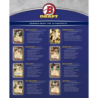 2024 Bowman Draft Baseball Hobby Jumbo Box