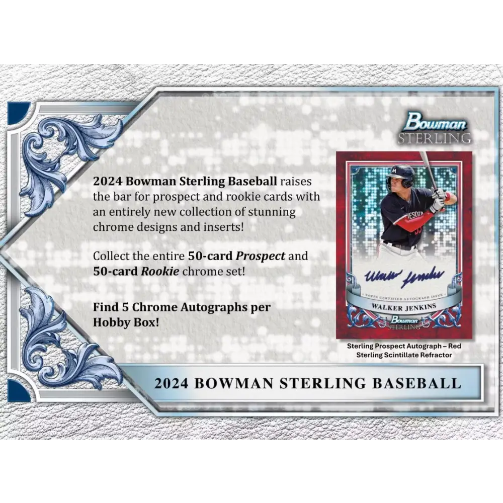 2024 Bowman Sterling Baseball Hobby Box