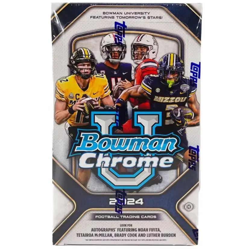 2024 Bowman University Chrome Football Hobby Box