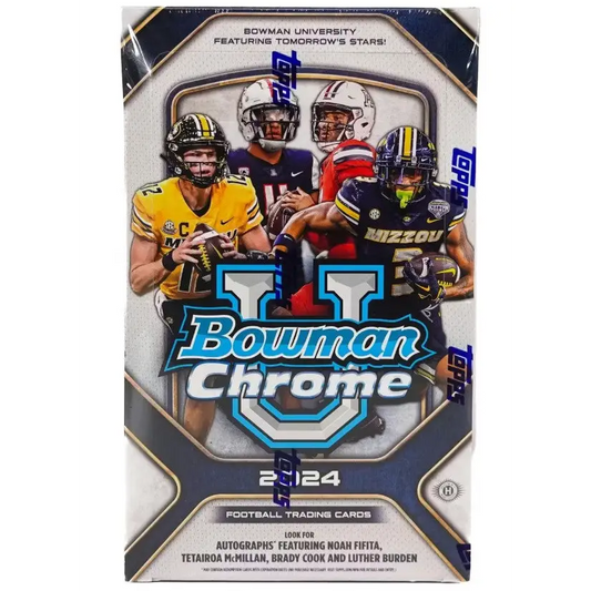 2024 Bowman University Chrome Football Hobby Box