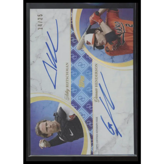 2024 Dynamic Duals Adley Rutschman / Gunnar Henderson On-Card – Dual Auto