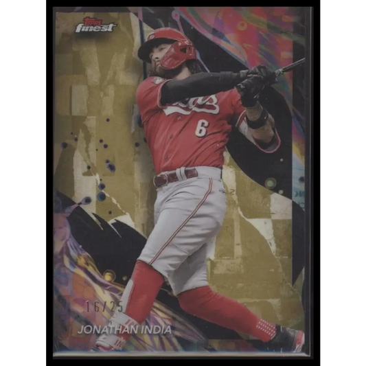 2024 Finest #166 Jonathan India Gold Refractor #/25