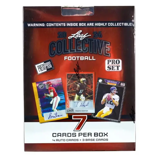 2024 Leaf Collective Football Hobby Box