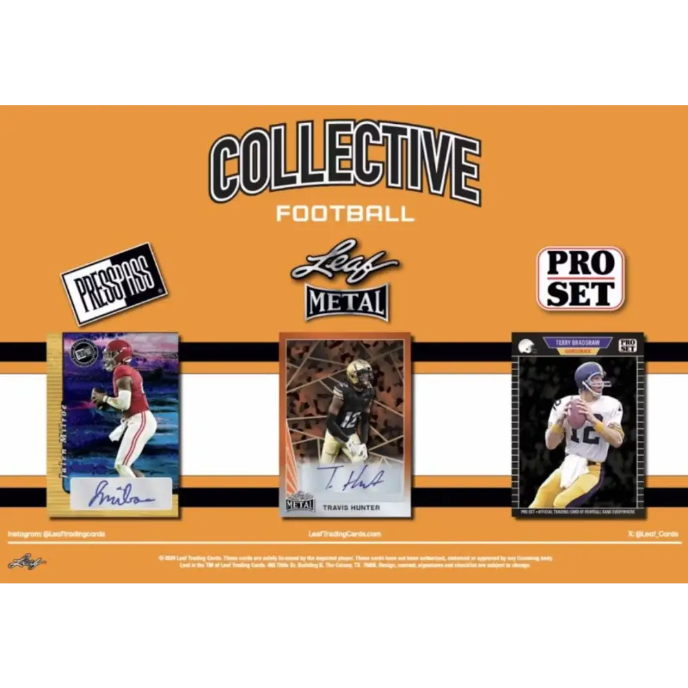 2024 Leaf Collective Football Hobby Box