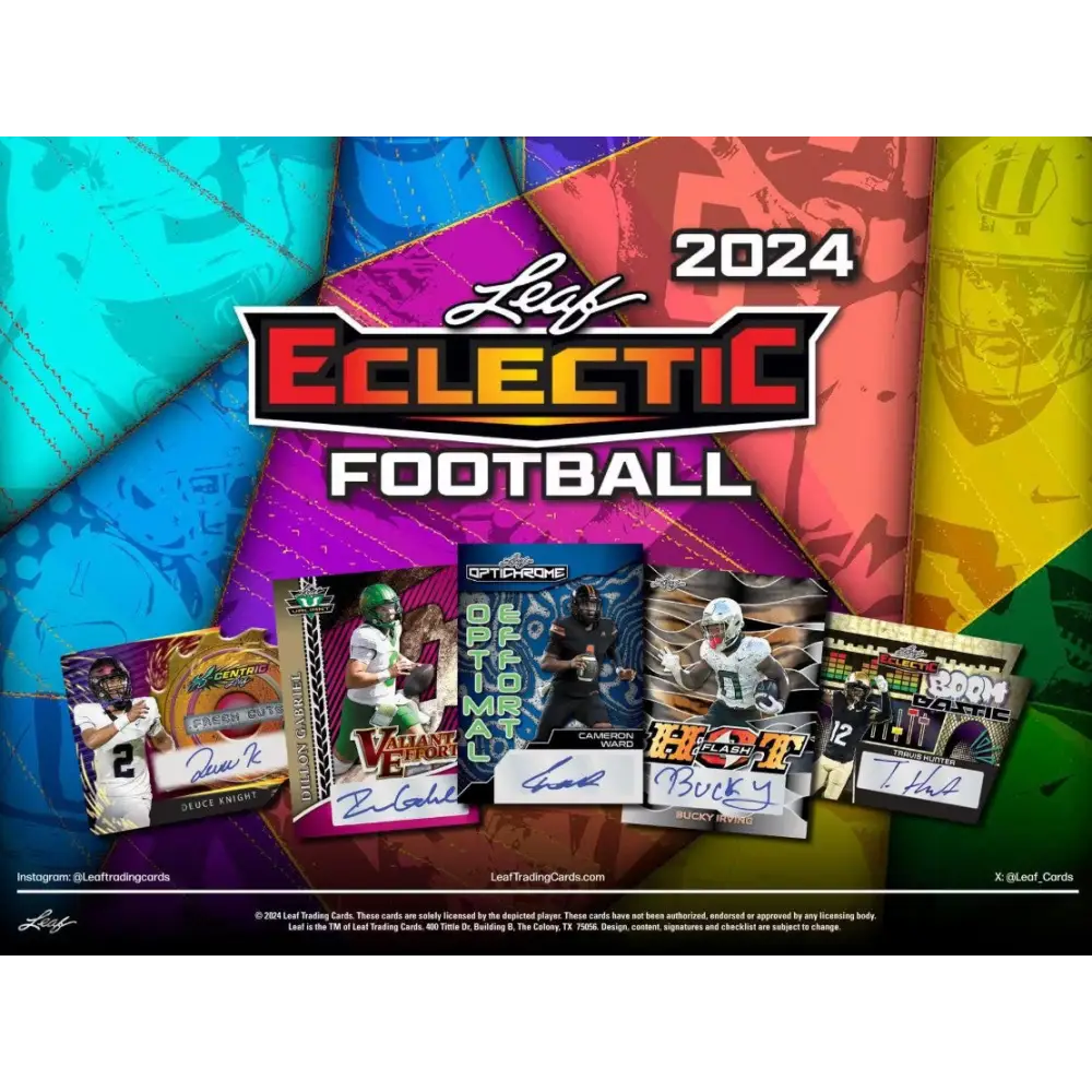 2024 Leaf Eclectic Football Hobby Box
