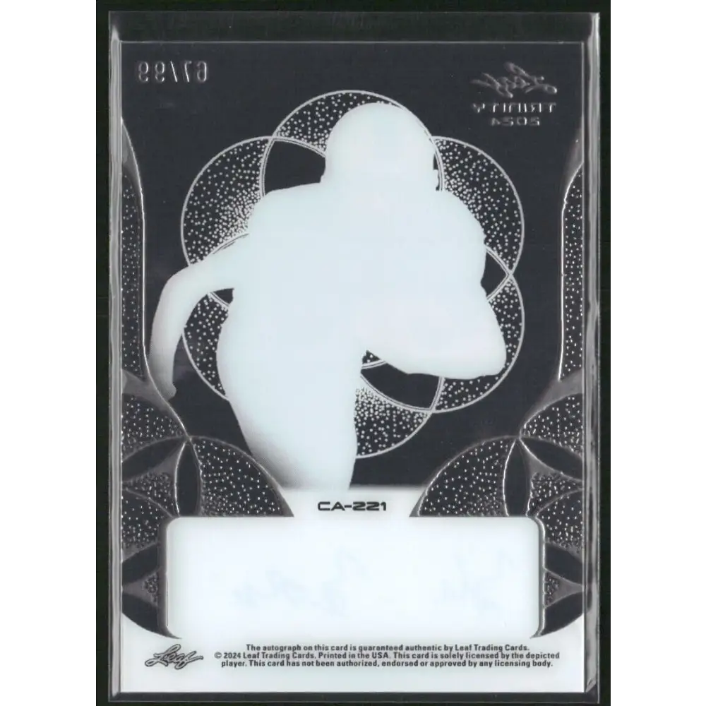 2024 LEAF TRINITY ZACH ZEBROWSKI Clear /99 Auto