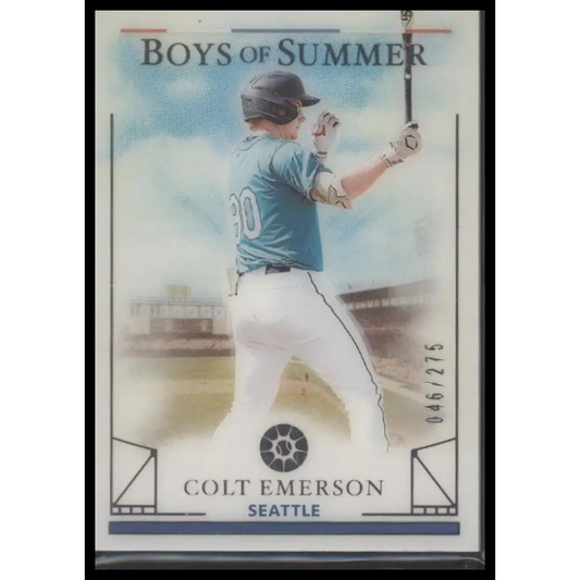 2024 Panini Boys of Summer #76 Colt Emerson #/275