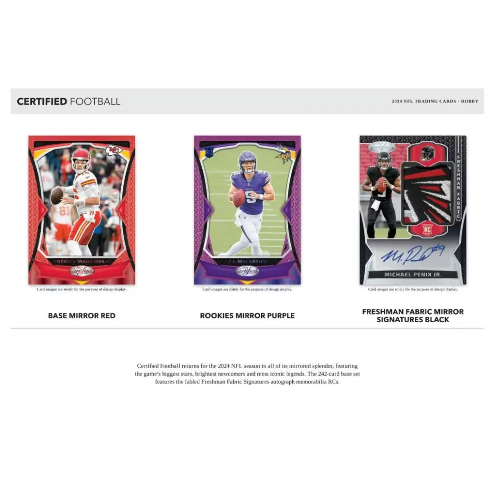2024 Panini Certified Football Hobby Box