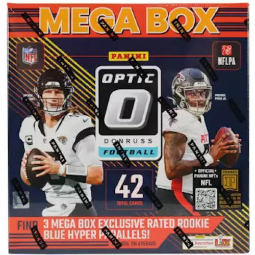 2024 Panini Donruss Optic NFL Mega Box Blue Hyper