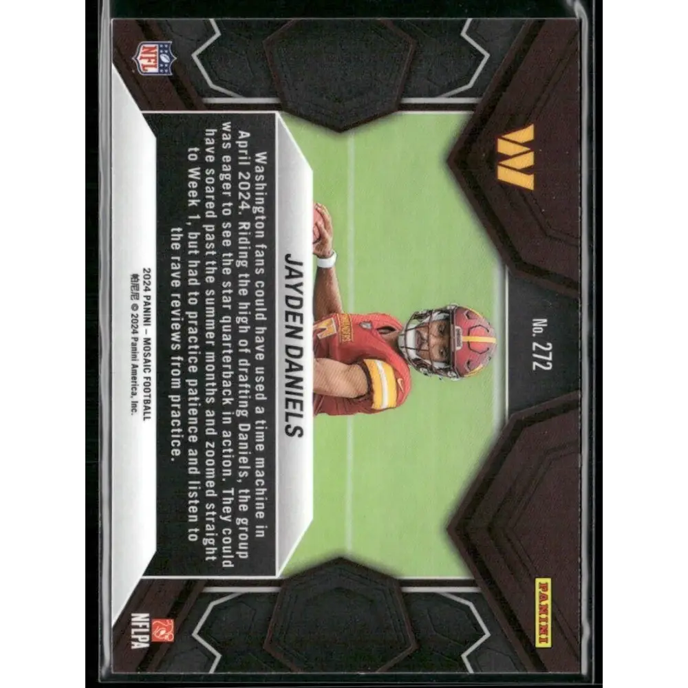 2024 Panini Mosaic NFL Debut RC Jayden Daniels #272
