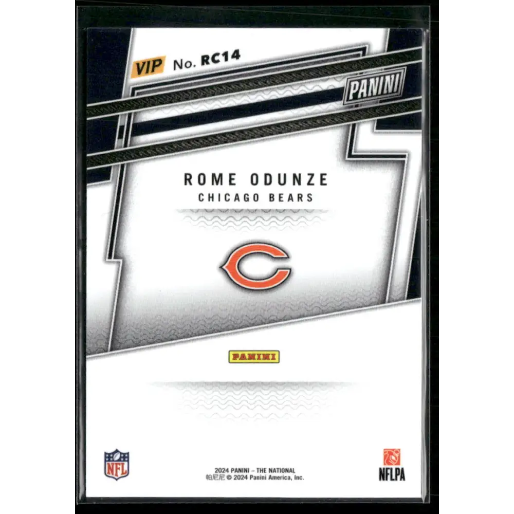 2024 Panini National VIP #RC14 Rome Odunze Rookies