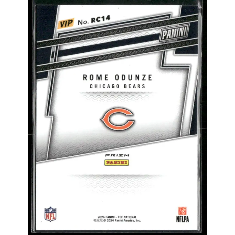2024 Panini National VIP #RC14 Rome Odunze Rookies Prizm