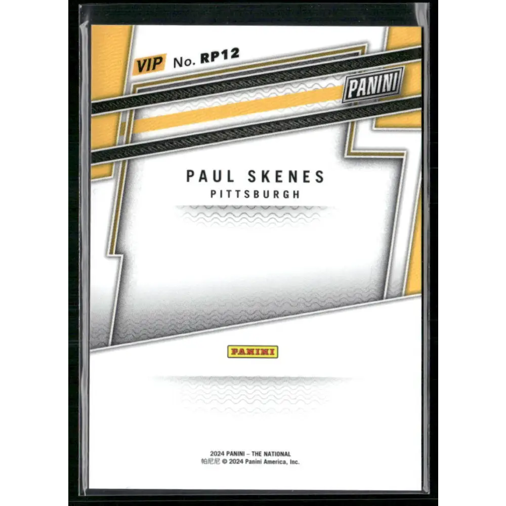 2024 Panini National VIP #RP12 Paul Skenes Prospects