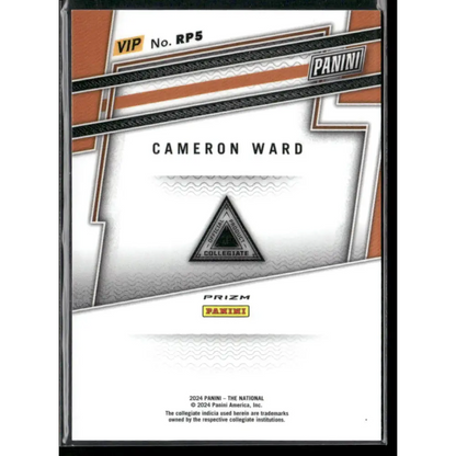 2024 Panini National VIP #RP5 Cameron Ward Prospects Prizm