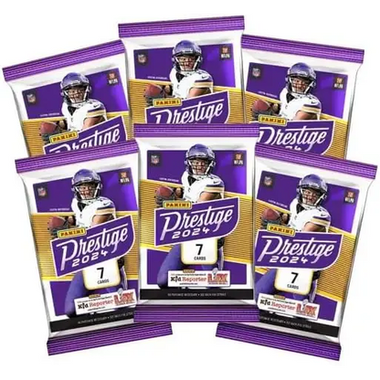 2024 Panini NFL Prestige Football Mega Trading Card Box