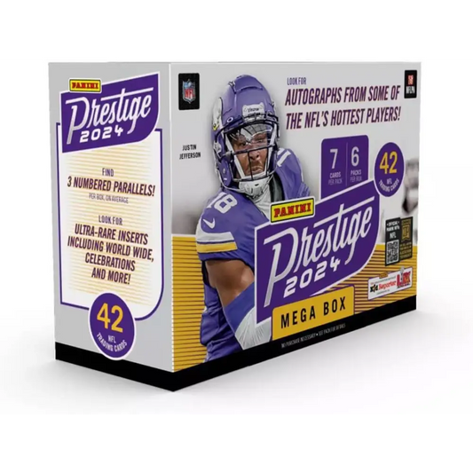 2024 Panini NFL Prestige Football Mega Trading Card Box