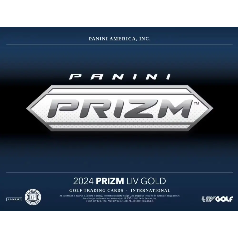 2024 Panini Prizm LIV Golf International Hobby Box