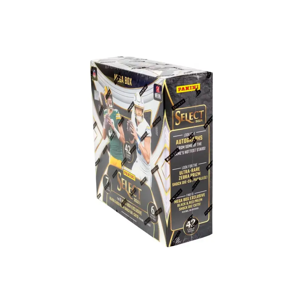 2024 Panini Select Football Mega Box (Black & Red Prizms!)