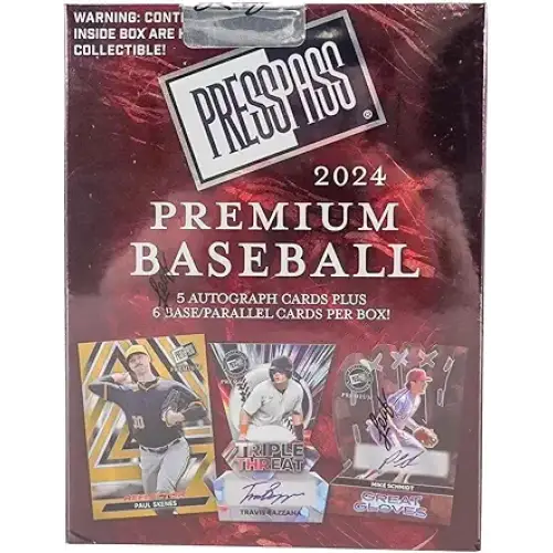 2024 PRESS PASS PREMIUM Baseball Hobby Box