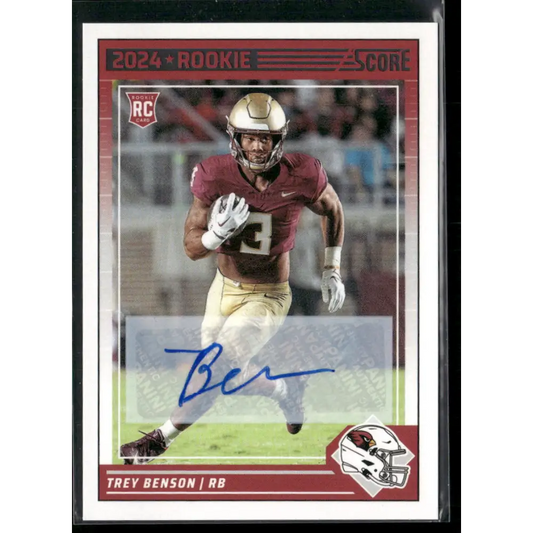 2024 Score #354 Trey Benson Rookie Signatures