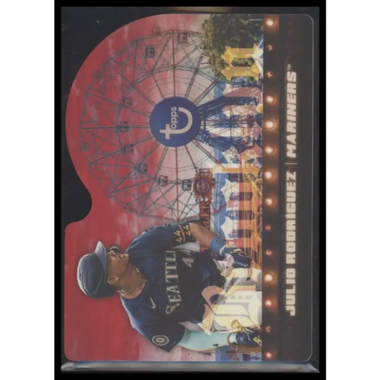 2024 Topps Brooklyn Collection #31 Julio Rodríguez Brooklyn Die Cut Red #/5