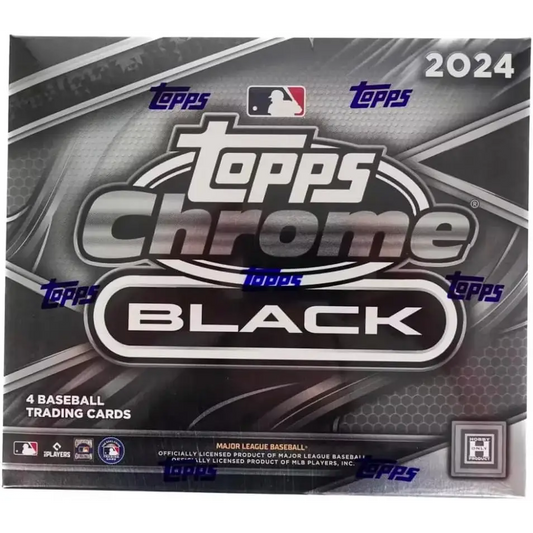 2024 Topps Chrome Black Baseball Factory Sealed Hobby Box