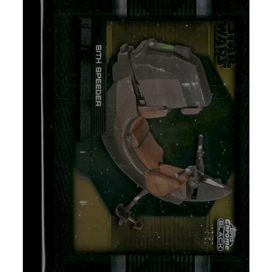 2024 Topps Chrome Black Star Wars Depths Of The Darkside Sith Speeder DD-15 /50 - Trading Card