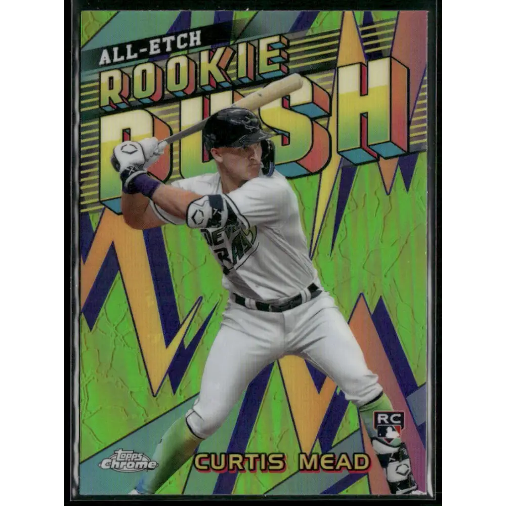 2024 Topps Chrome #CERR-6 Curtis Mead Chrome All-Etch Rookie Rush