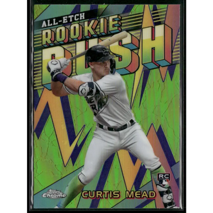 2024 Topps Chrome #CERR-6 Curtis Mead Chrome All-Etch Rookie Rush