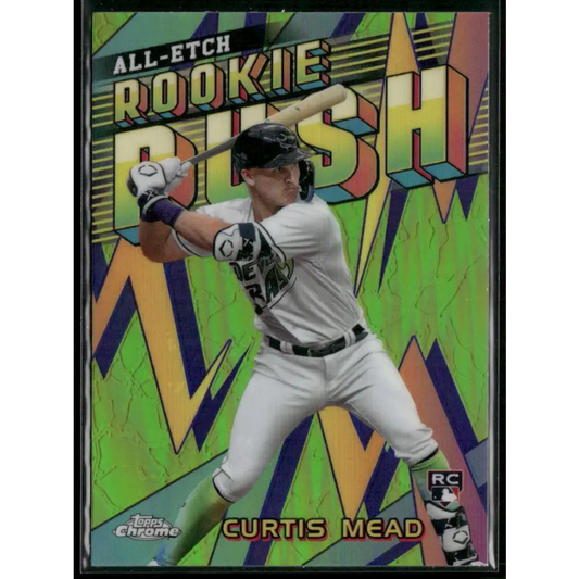 2024 Topps Chrome #CERR-6 Curtis Mead Chrome All-Etch Rookie Rush