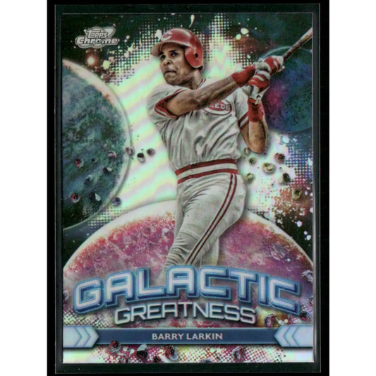 2024 Topps Chrome Cosmic #GG-22 Barry Larkin Galactic Greatness