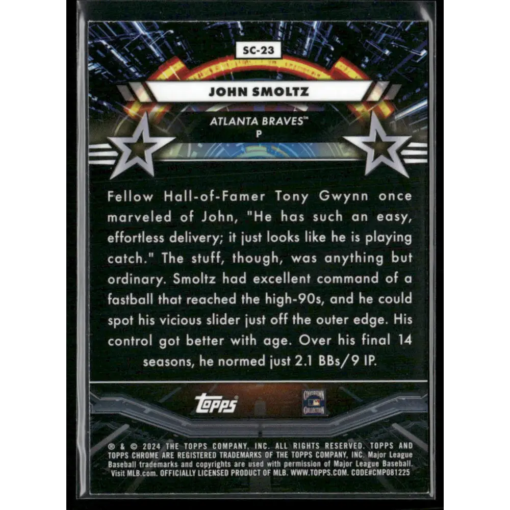 2024 Topps Chrome Cosmic #SC-23 John Smoltz Star Command