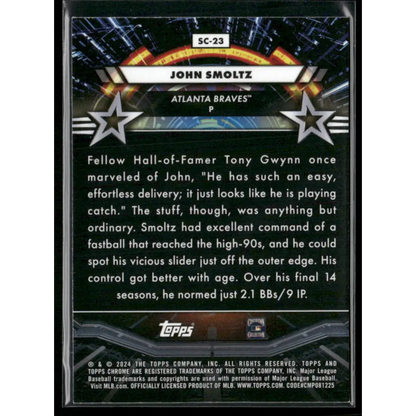 2024 Topps Chrome Cosmic #SC-23 John Smoltz Star Command
