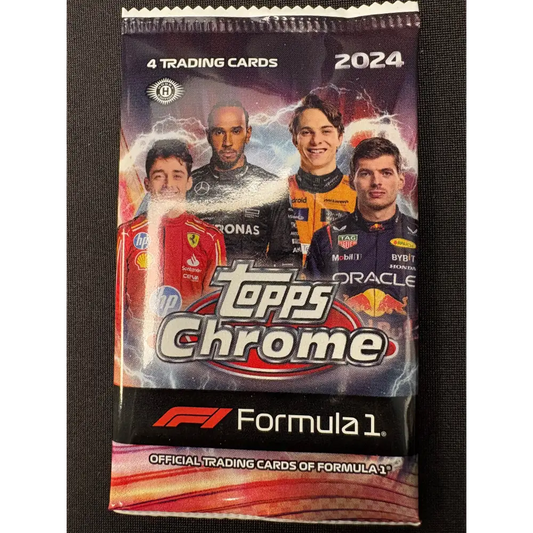 2024 Topps Chrome F1 Formula 1 Qualifying Lap Hobby Single Pack