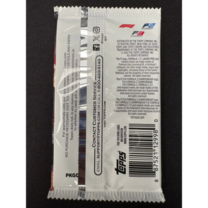2024 Topps Chrome F1 Formula 1 Qualifying Lap Hobby Single Pack