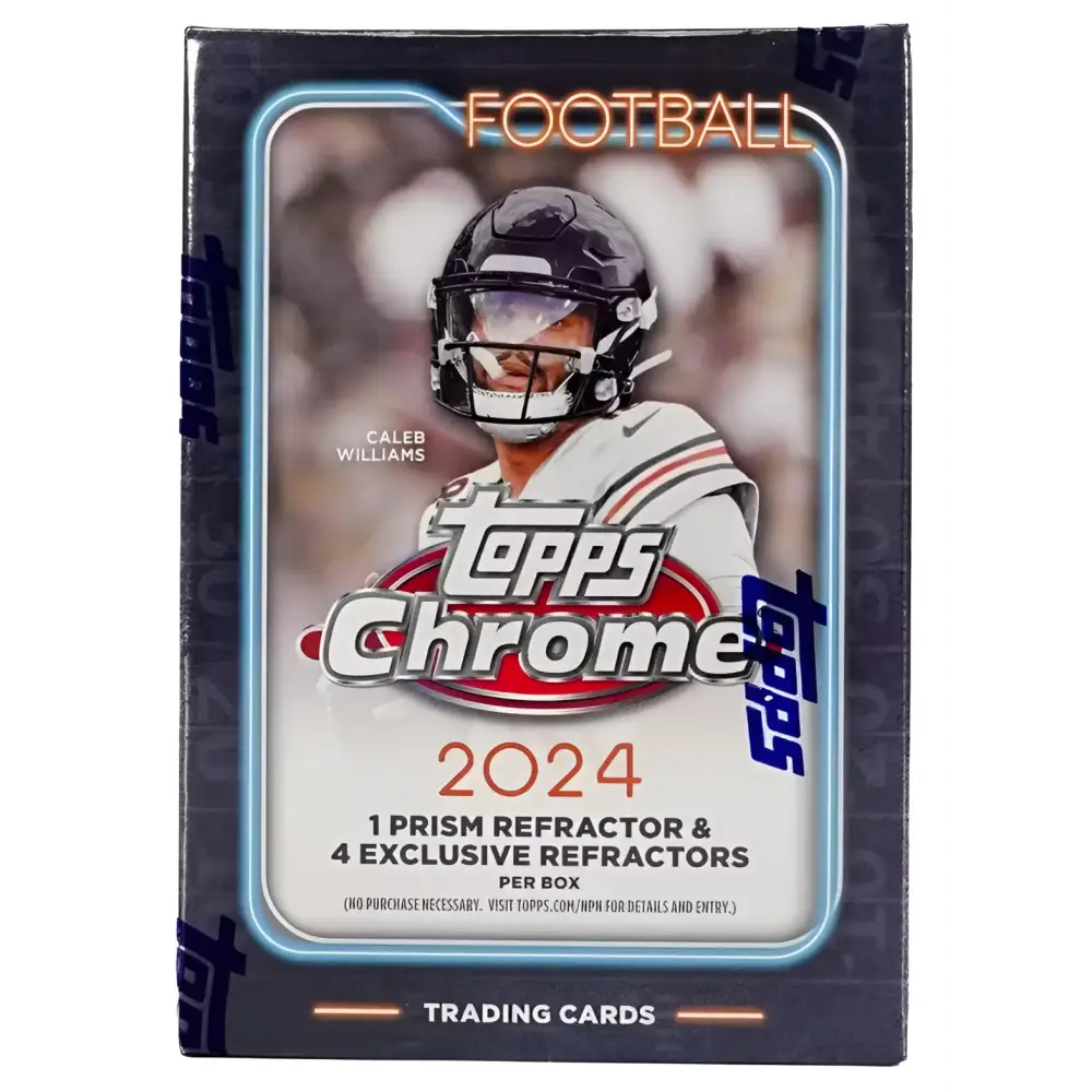 2024 Topps Chrome Football 7-Pack Blaster Box